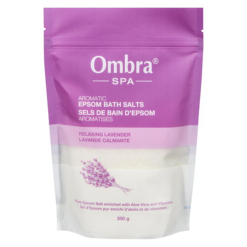 Ombra - Spa Aromatic Epsom Bath Salts - Relaxing Lavender