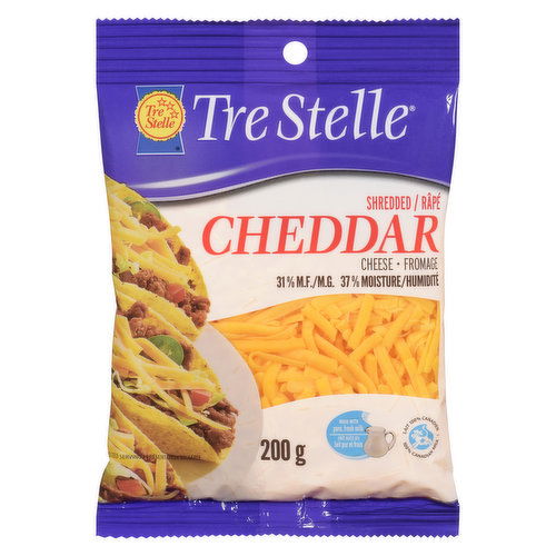 Tre Stelle - Mild Cheddar Shredded