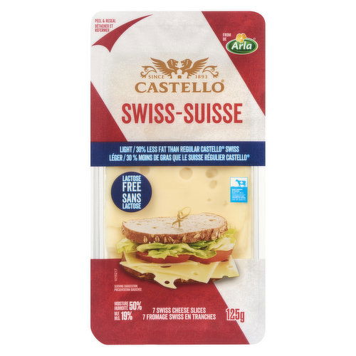 Arla - Swiss Light Cheese Slices