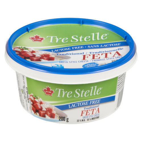 Tre Stelle - Tre Stelle Lactose Free Traditnl Feta