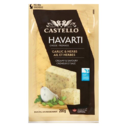 CASTELLO - Creamy Havarti - Garlic & Herb