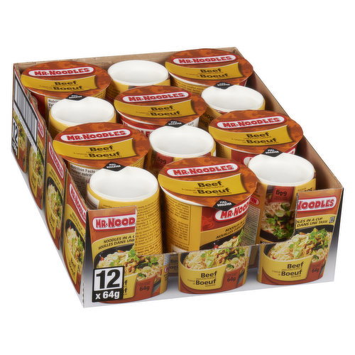 Mr. Noodles - Noodles in a Cup Beef