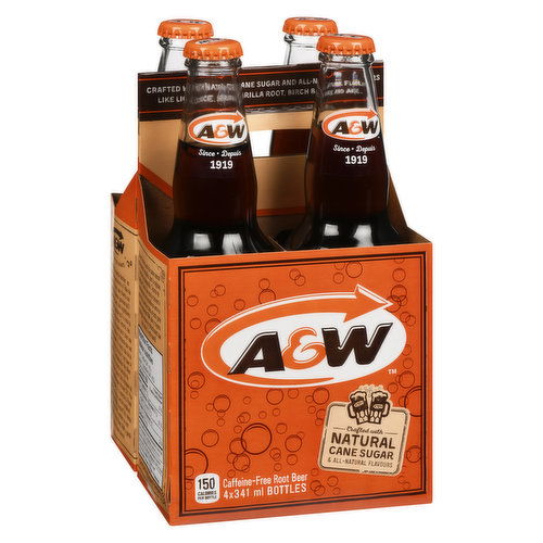 A&W - Root Beer - Glass Bottles