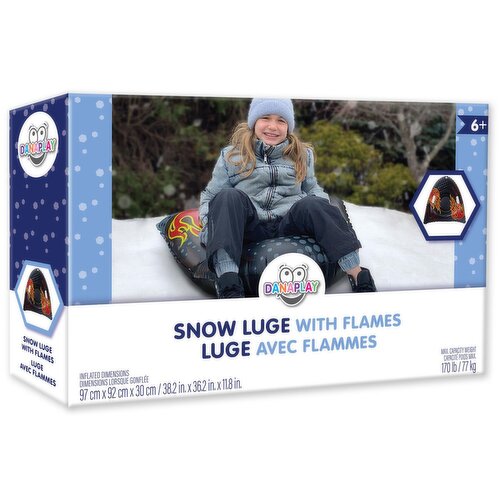 DANAPLAY - Inflatable Snow Luge with Flames