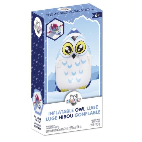DANAPLAY - Inflatable Owl Luge 40In