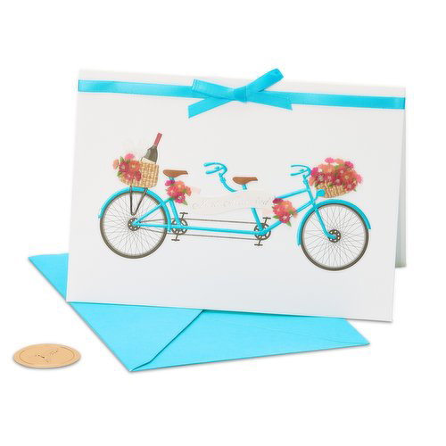 Papyrus - Greeting Card - Tandem Bike, Wedding