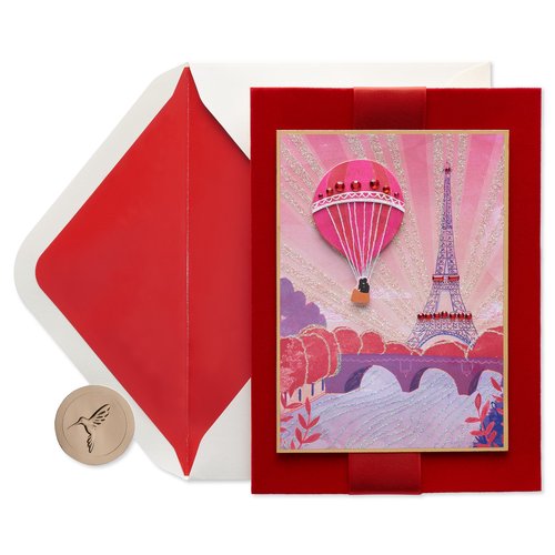 Papyrus - Greeting Card - Eiffel Tower Valentine