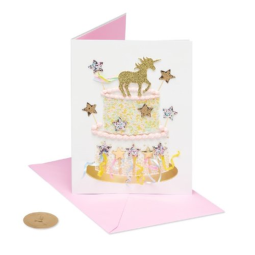 Papyrus - Greeting Card - Unicorn Cake