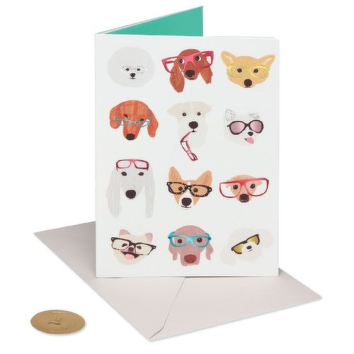 Papyrus - Greeting Card - Dogs with Glasses