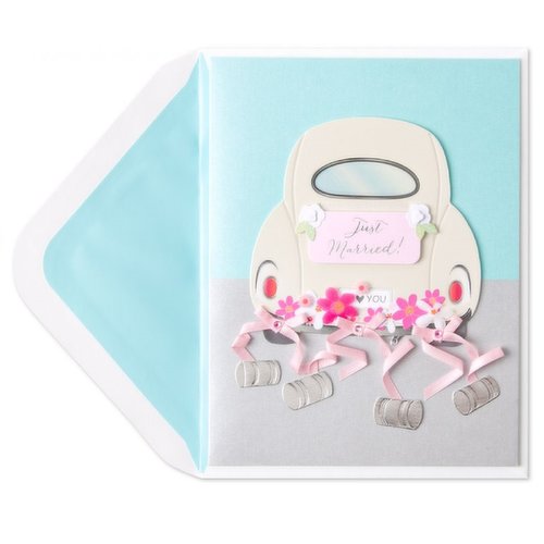 Papyrus - Greeting Card - Getaway Car, Wedding