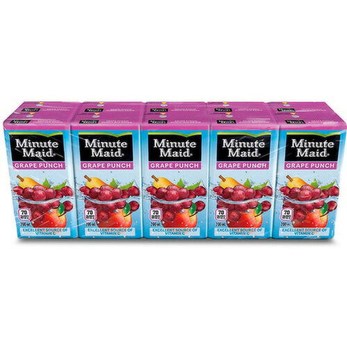 Minute Maid - Grape Punch Juice Boxes