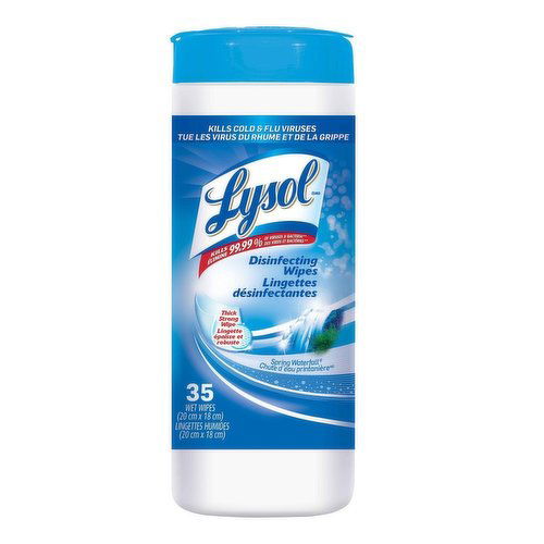 Lysol - Disinfecting Wipes, Spring Waterfall