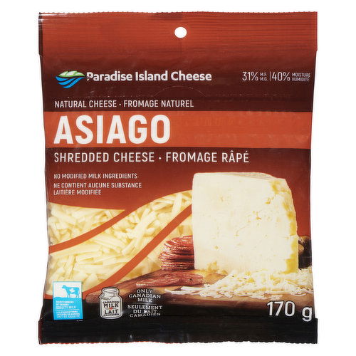 Paradise Island - Shredded Asiago Cheese