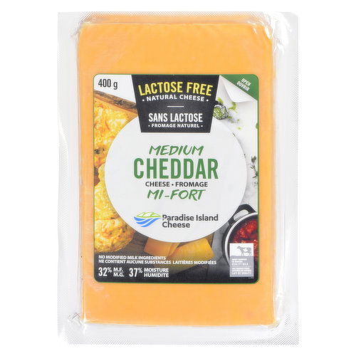 Paradise Island - Medium Cheddar - Lactose Free