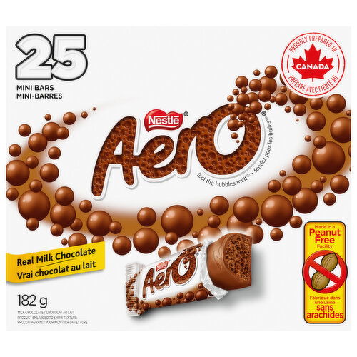 Nestle - Halloween Aero Junior Mini Chocolate Bars 25Ct