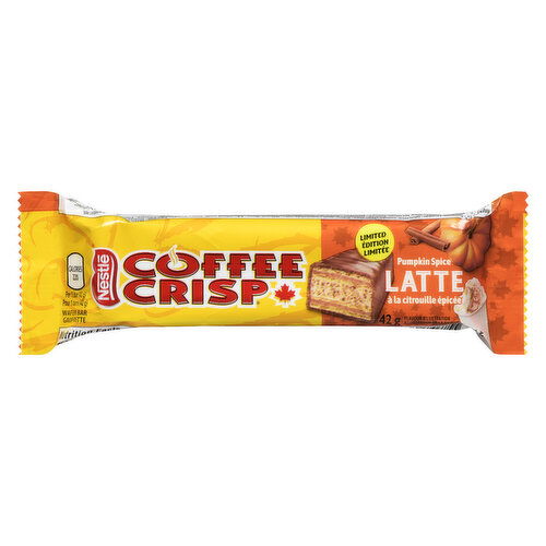 Nestle - Coffee Crisp Chocolate Bar, Pumpkin Spice Latte