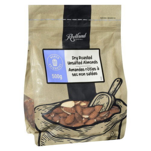 Redland Farms - Almonds, Dry Roasted No Salt