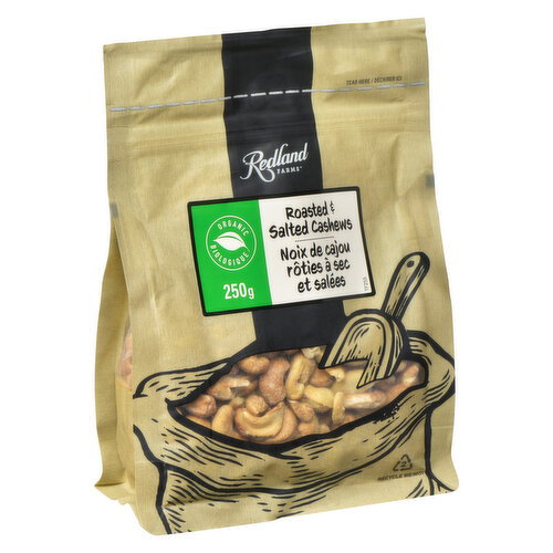 Redland Farms - Cashews, Organic, Roasted & Salted