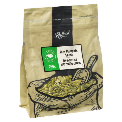 Redland Farms - Pumpkin Seeds, Organic Raw