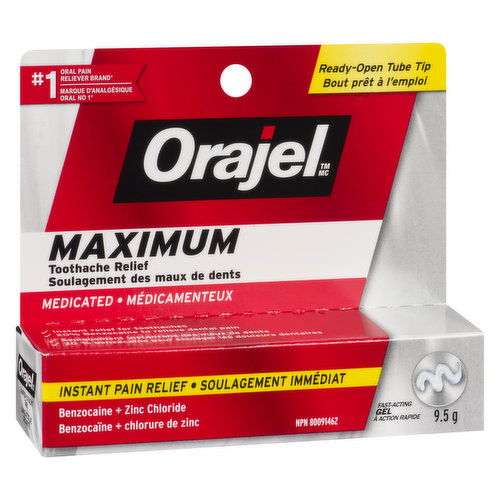 Orajel - Maximum Strength Toothache Pain Relief Gel