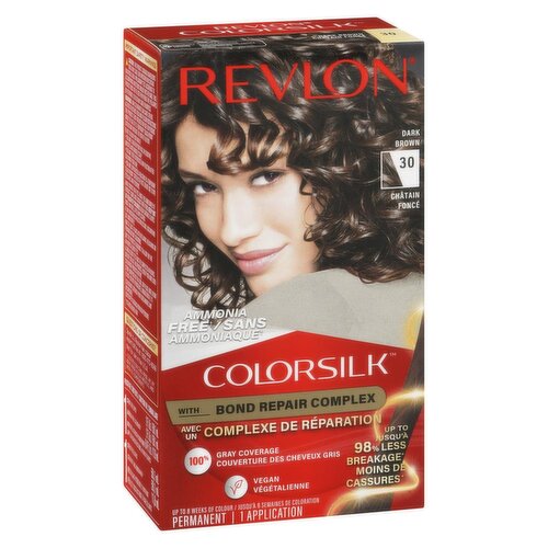 REVLON - ColorSilk Permanent Color 30 Dark Brown