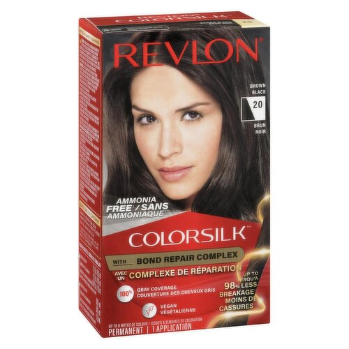 REVLON - Colorsilk Permanent Color 20 Brown Black