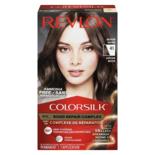 REVLON - Color Silk Permanent Color 41 Medium Brown