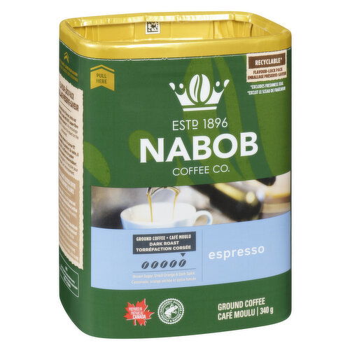 Nabob - Espresso Ground Coffee, Dark Roast