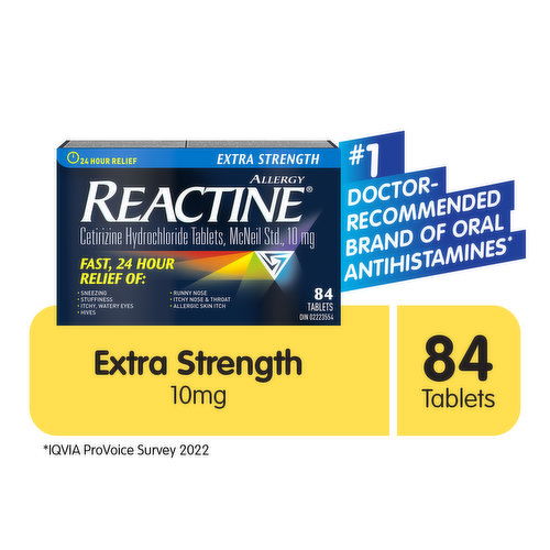 Reactine - Reactine Extra Strength Tablets