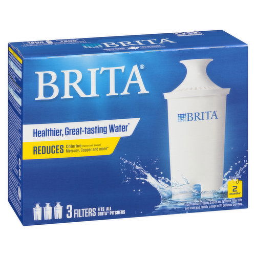 Brita - Pitcher Replacement Filters for Healthier, Great-tasting Water