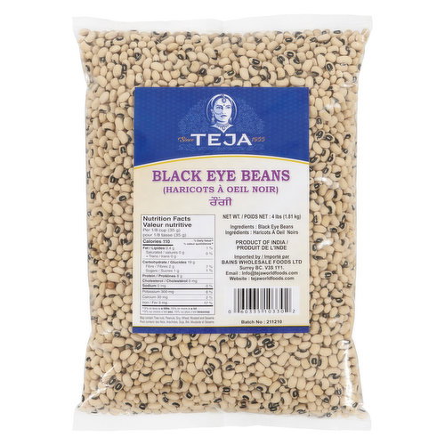 Teja - Black Eye Beans