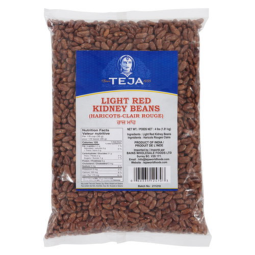 Teja - Light Red Kidney Beans