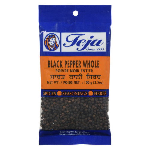 Teja - Whole Black Pepper