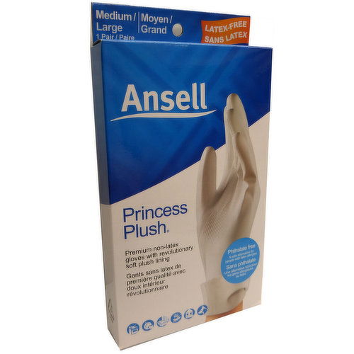 Princess - Gloves Non Latex Medium Large