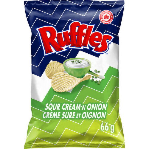 Ruffles - Potato Chips, Sour Cream & Onion