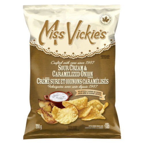 Miss Vickies - Sour Cream & Caramelized Onions, Potato Chips