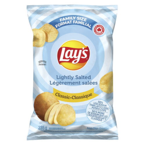 Lay's - Potato Chips, Classic Lightly Salted - Family Size