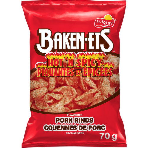 Baken-Ets - Hot'n Spicy Flavoured Pork Rinds