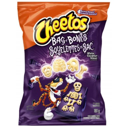 Cheetos - Cheese Snacks, Bag Of Bones White Cheddar
