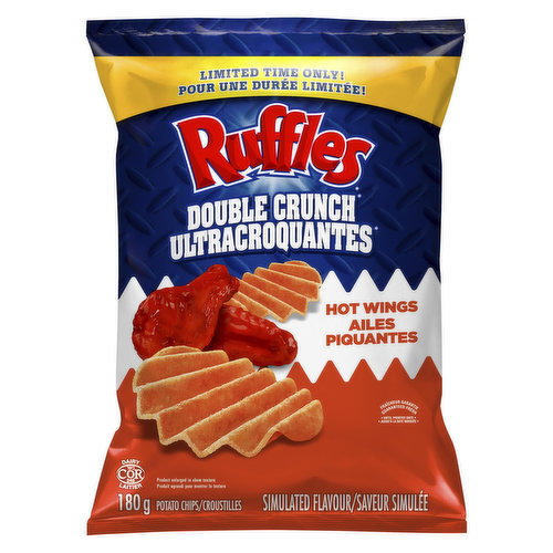 Ruffles - Double Crunch Hot Wings Chips