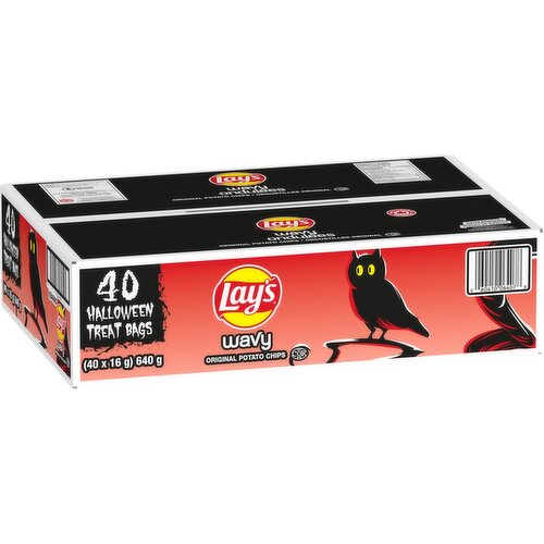 Lay's - Potato Chips, Wavy Original Halloween Treat Bags Pack