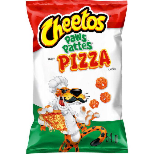 Cheetos - Cheese Snacks Paws, Pizza Flavour