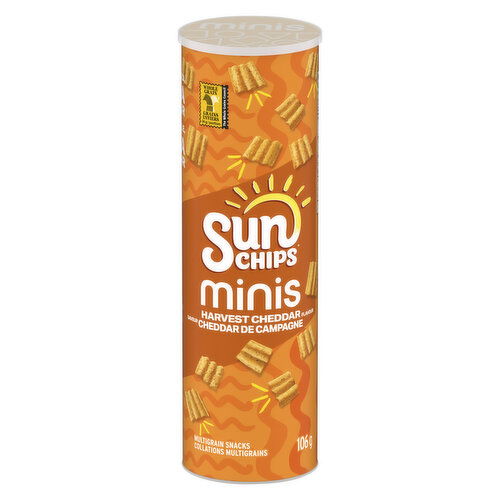 SunChips - Minis Harvest Cheddar Flavour Multigrain Snacks