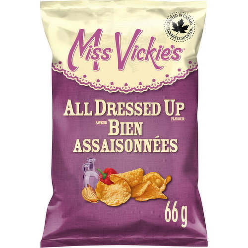 Miss Vickies - Kettle Cooked Potato Chips, All Dressed Up