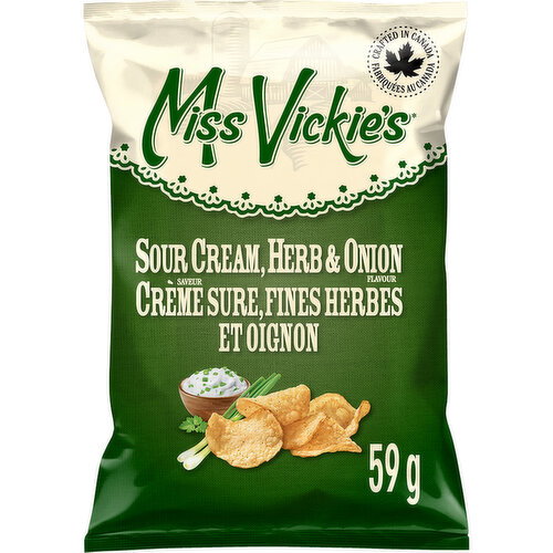 Miss Vickie's - Sour Cream Herb & Onion Potato Chips