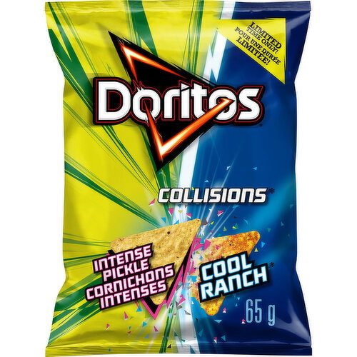 Doritos - Collisions Tortilla Chips, Cool Ranch & Intense Pickle
