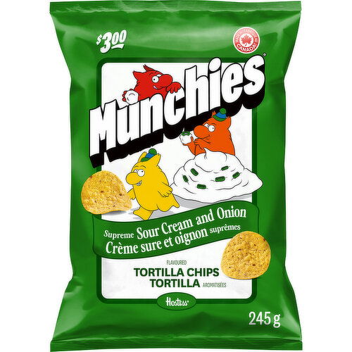 Munchies - Tortilla Chips, Supreme Sour Cream & Onion