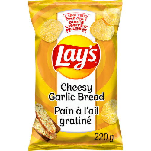 Lay's - Cheesy Garlic Bread Chips, Limited Edition