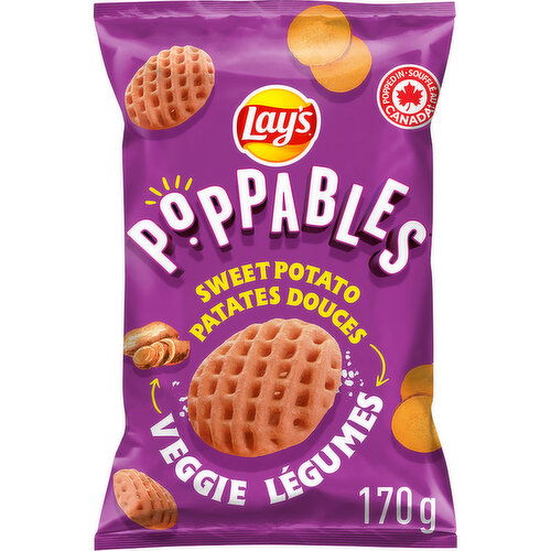 Lay's - Poppables Sweet Potato Veggie Potato Chips