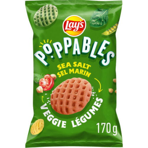 Lay's - Poppables Sea Salt Veggie Potato Chips